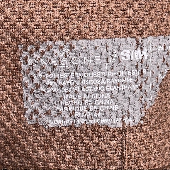 SMALL TAN BROWN FLEECE LEGGINGS STRETCH FALL WINTER COZY ONE FIVE ONE - Picture 8 of 8